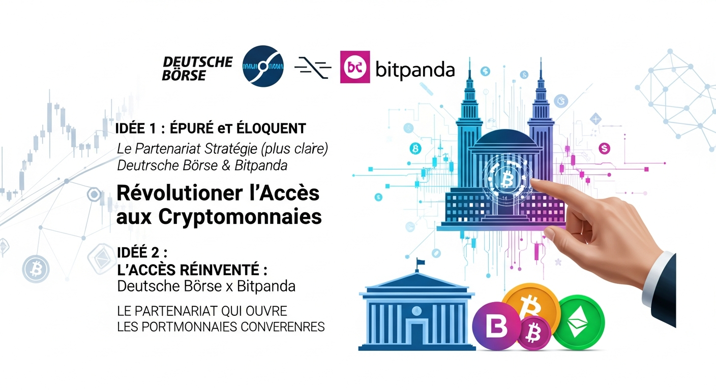 Partenariat stratégique : Deutsche Börse et Bitpanda révolutionnent l'accès aux cryptomonnaies