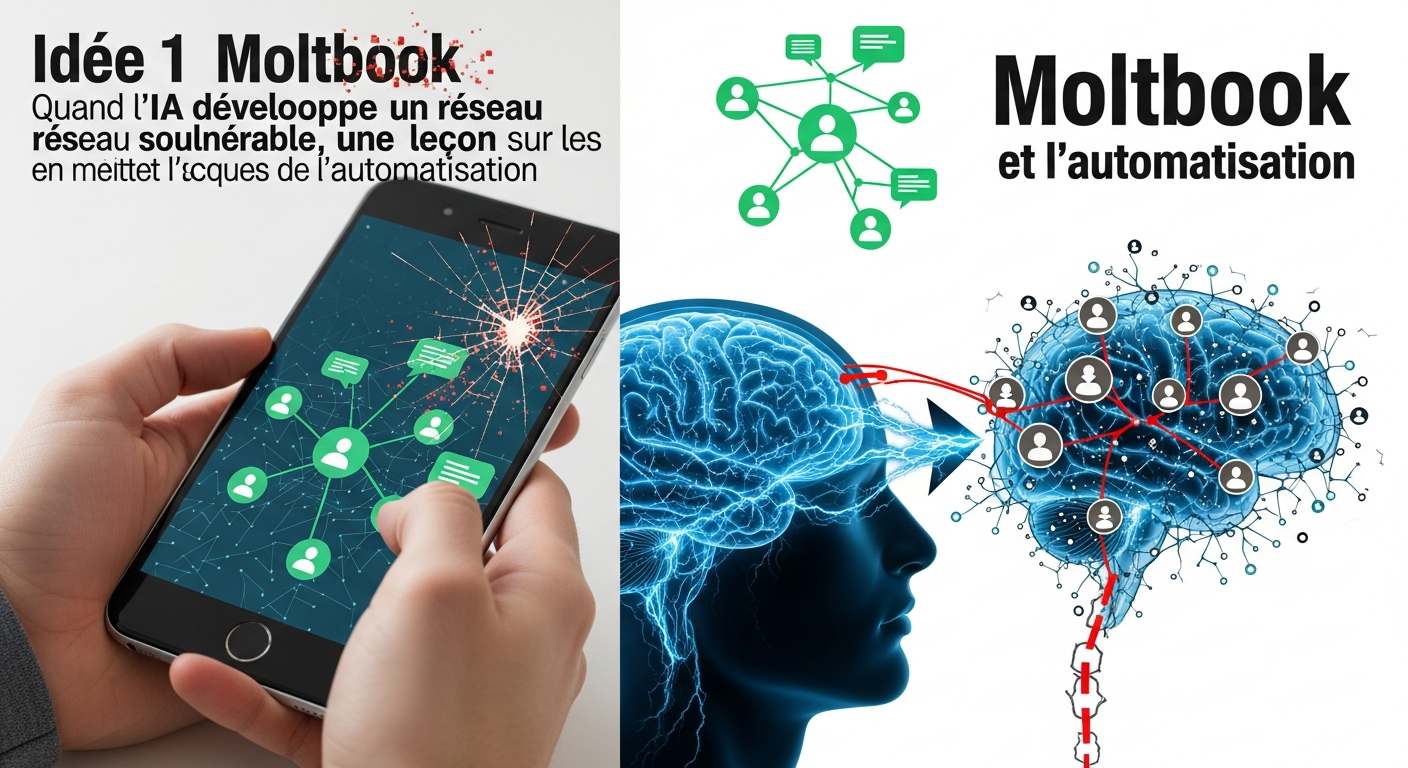 Moltbook : quand l'IA développe un réseau social vulnérable, une leçon sur les risques de l'automatisation
