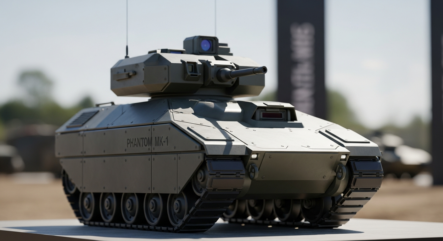 Ukraine : les robots de combat Phantom MK-1 révolutionnent la guerre moderne